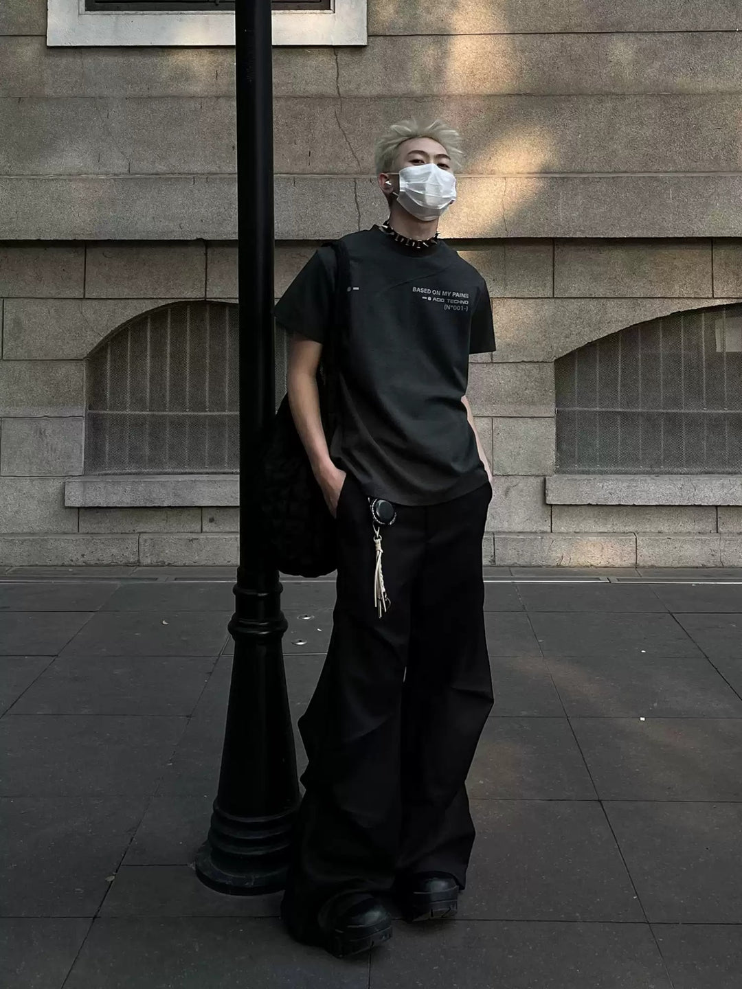 [Max Dstr] BOX FIT GRAPHIC PANEL TEE st2072