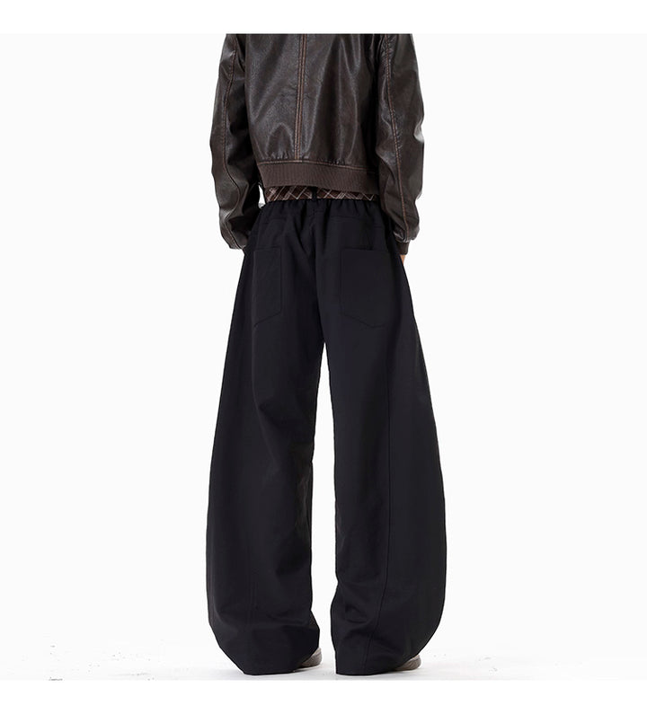 DRAPE SABER-CUT TROUSERS st5080