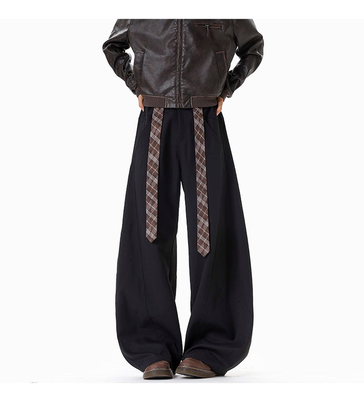 DRAPE SABER-CUT TROUSERS st5080
