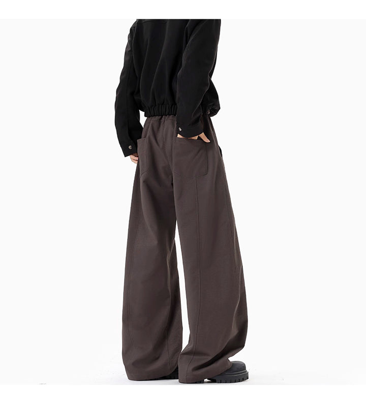 DRAPE SABER-CUT TROUSERS st5080
