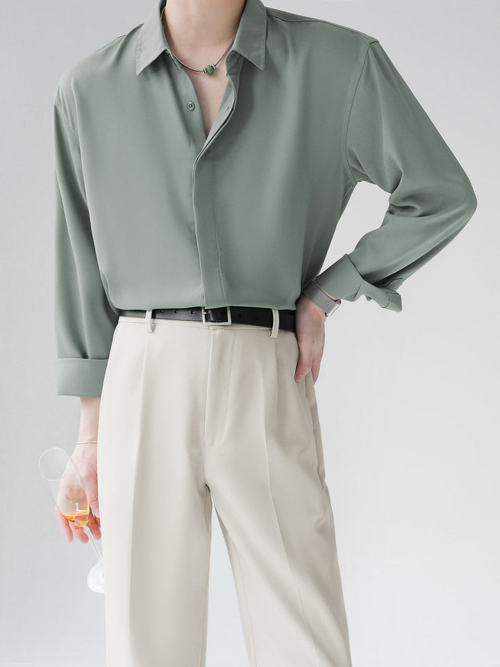 [HOHO] Simple Design Shirt st1120