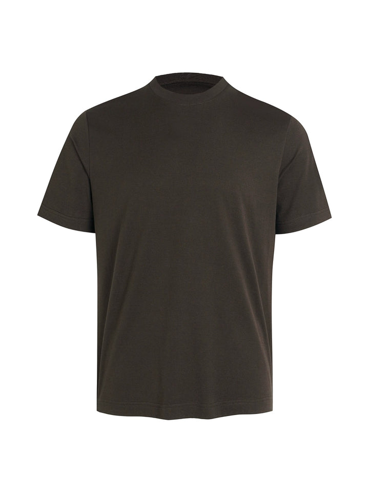 [Hermit] SILK-BLEND MICROTEXTURE Ｔ-shirt st5022