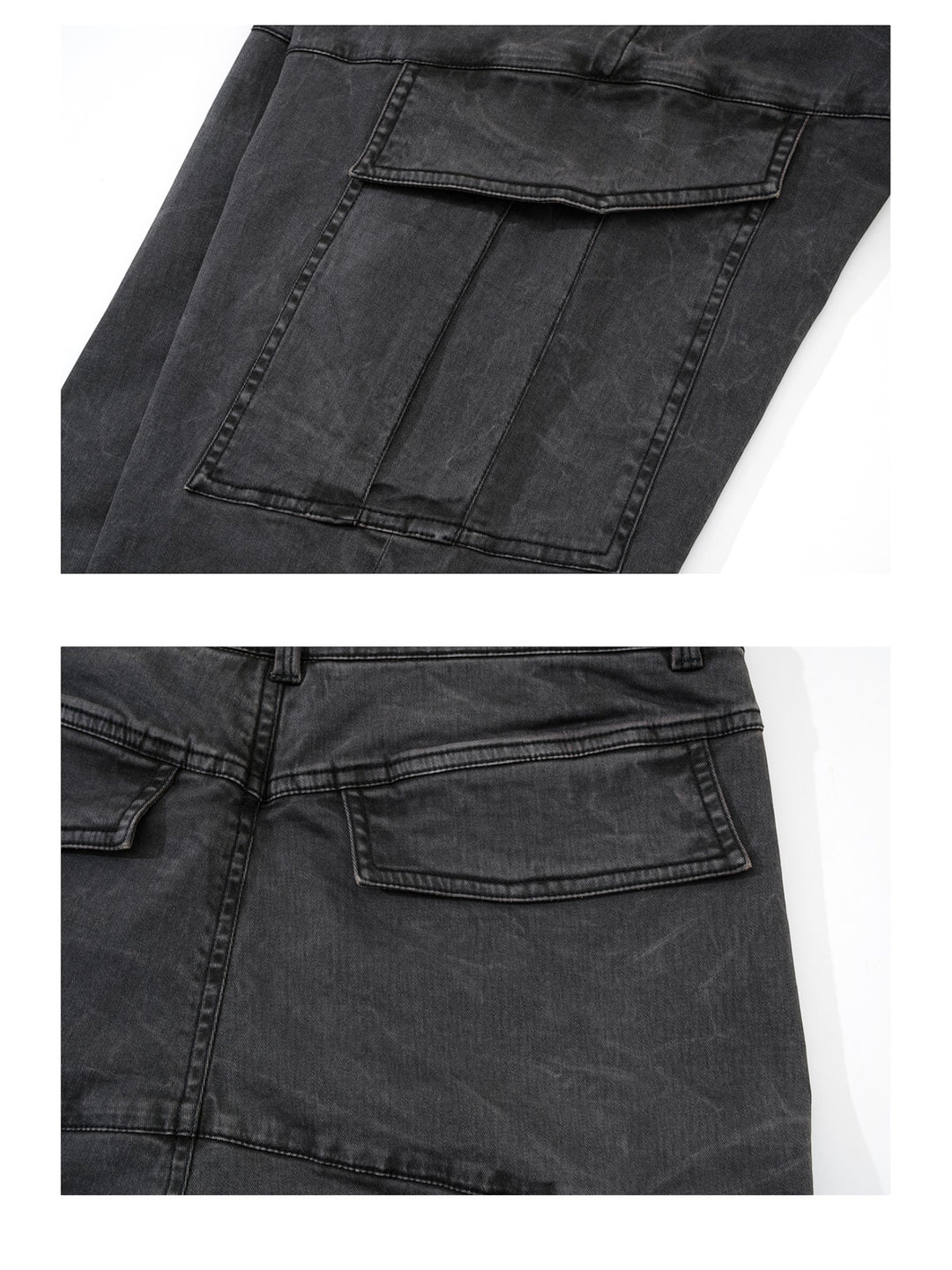 [FDM] DYED WAVE MULTI-POCKET CARGO TROUSERS st5027