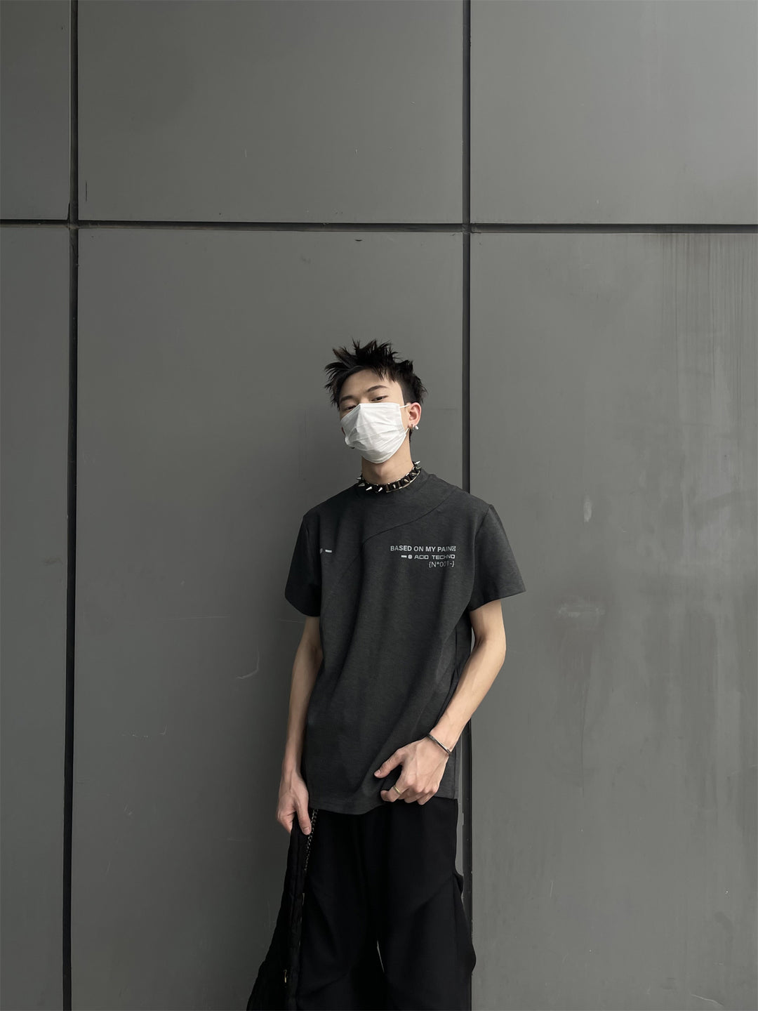 [FLAT ROOM] BOX FIT GRAPHIC PANEL TEE st2072