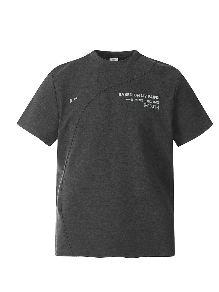 [Max Dstr] BOX FIT GRAPHIC PANEL TEE st2072