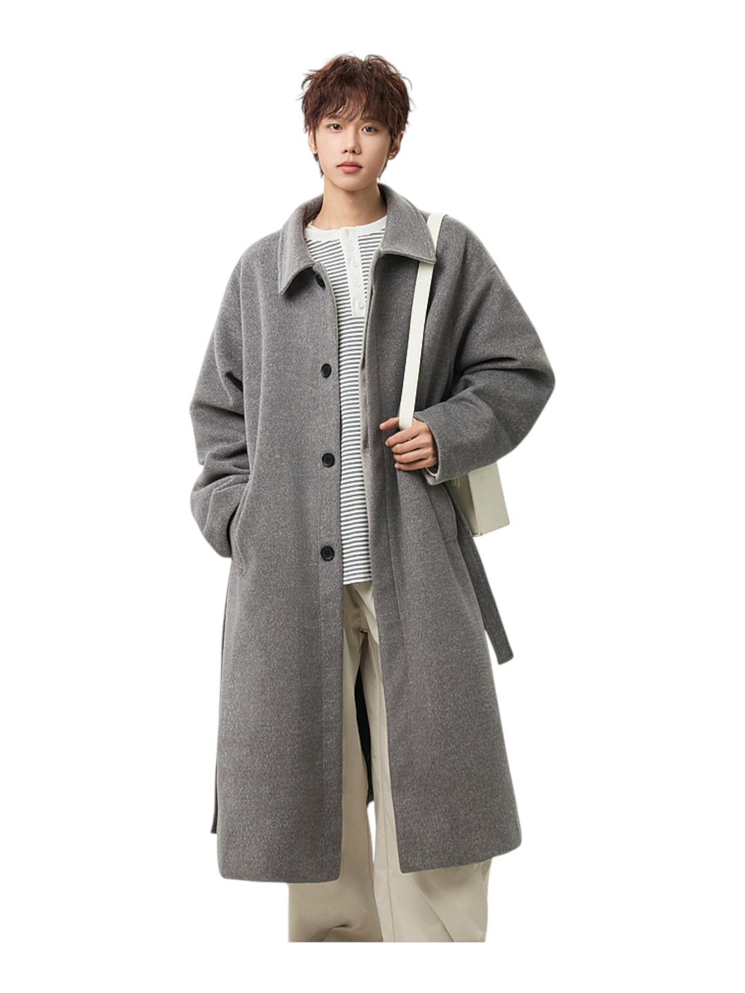 WOOL-BLEND MID-LENGTH COAT st5089