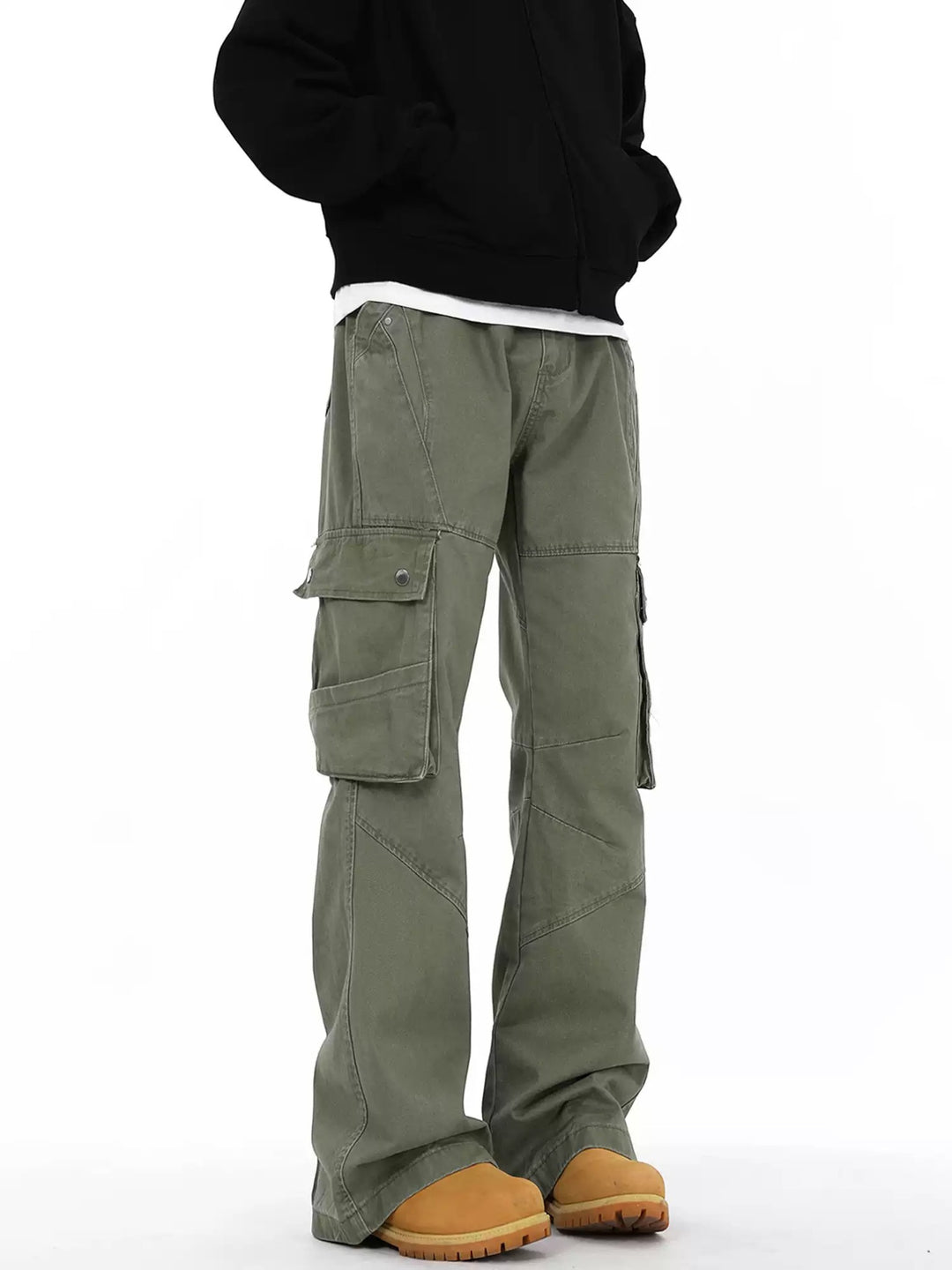 [FILFR] RELAXED MULTI-POCKET STRAIGHT TROUSERS st5029