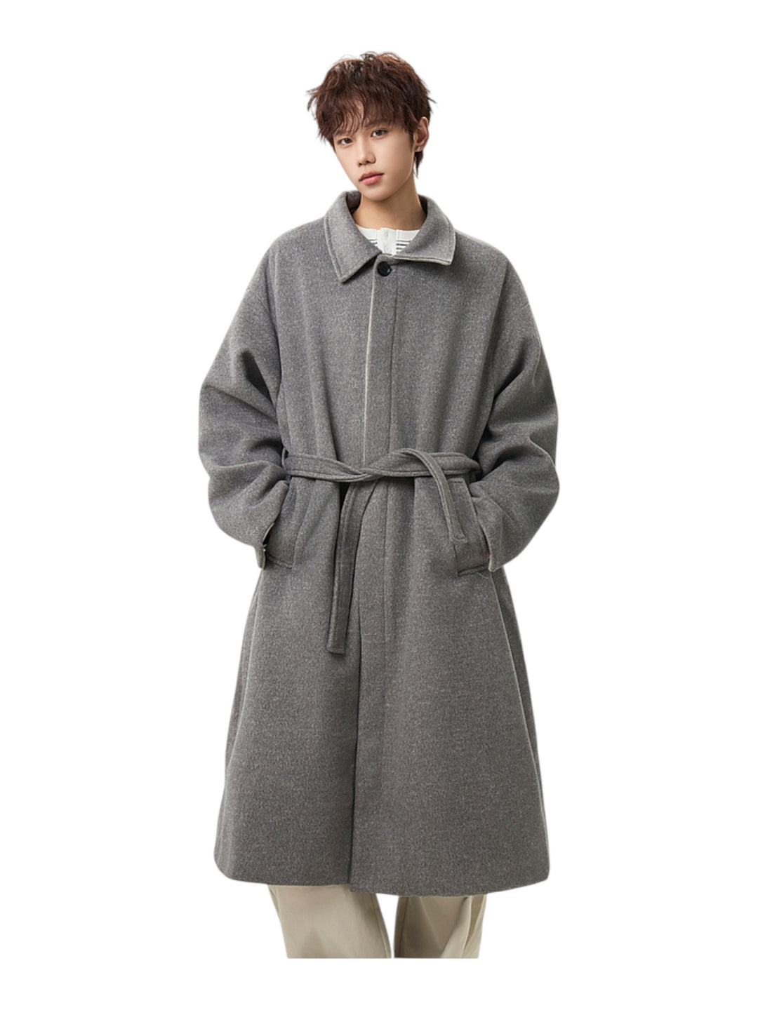 WOOL-BLEND MID-LENGTH COAT st5089