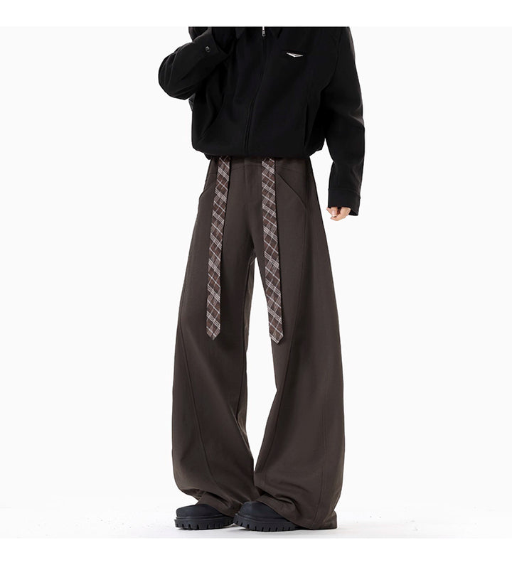 DRAPE SABER-CUT TROUSERS st5080