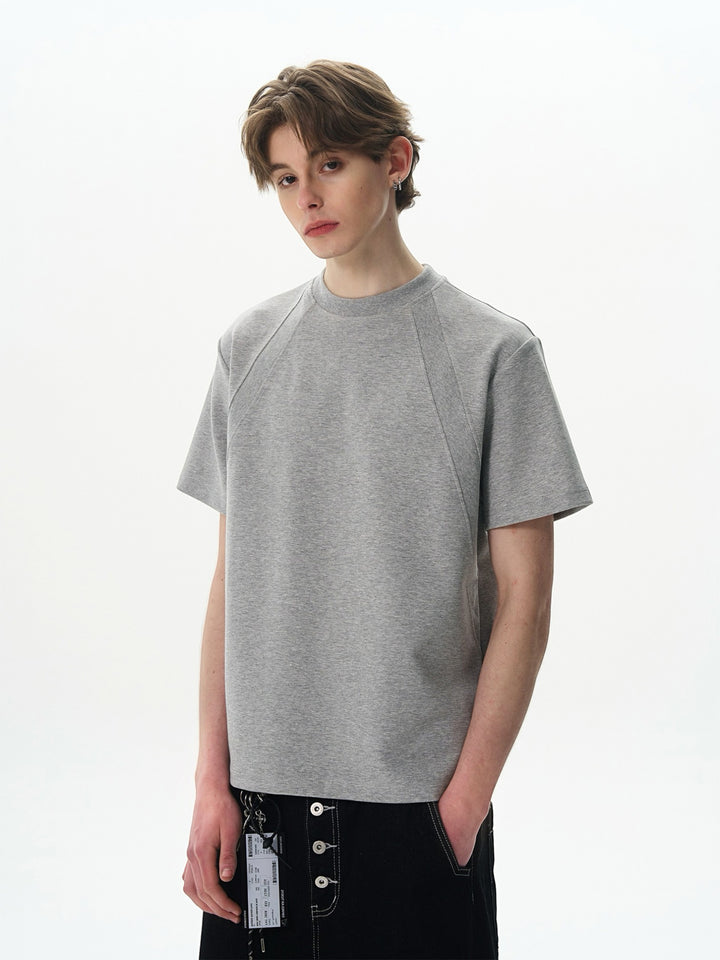 [Max Dstr] CLEANEDGE BOX-CUT COTTON T-shirt st5021