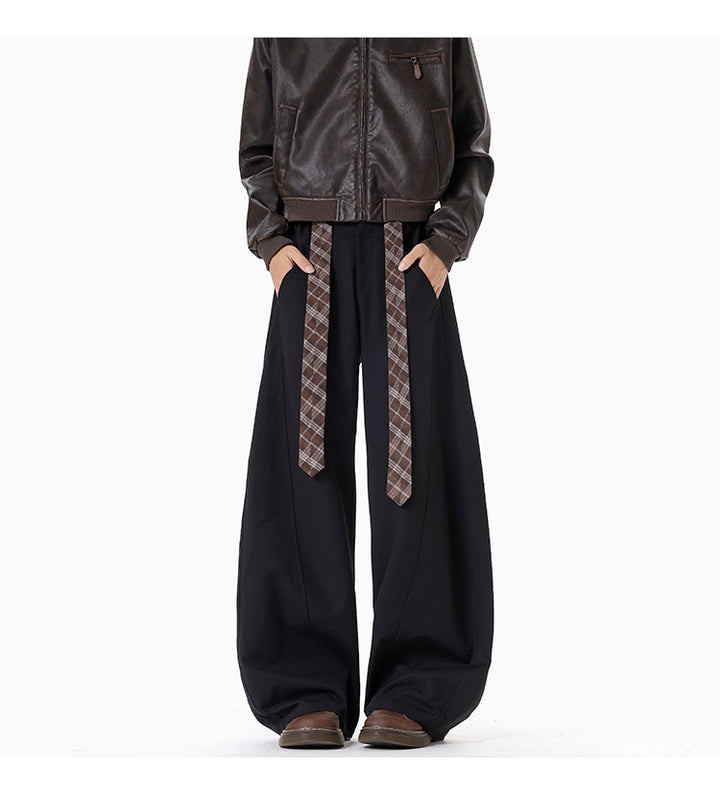 DRAPE SABER-CUT TROUSERS st5080
