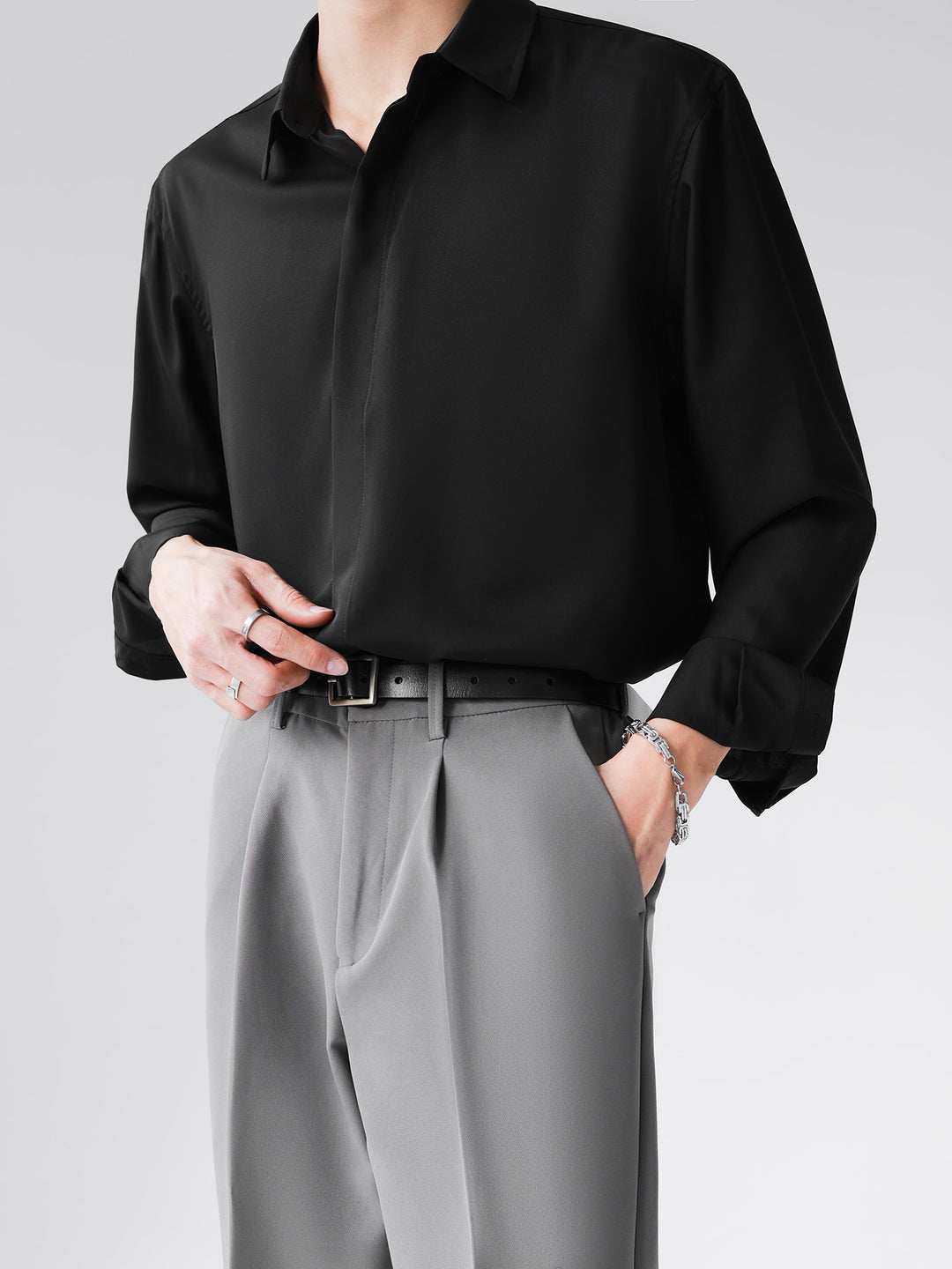 [HOHO] Simple Design Shirt st1120