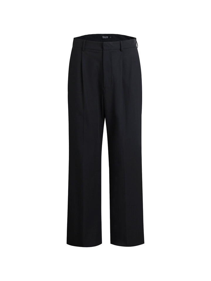 [Hermit] COOL-WEAVE DOUBLE PLEAT TROUSERS st5022