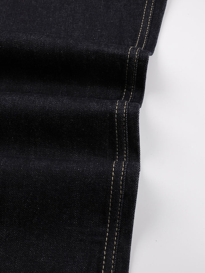 [DECEYE] DISTRESSED A-CUT DENIM JEANS st5020