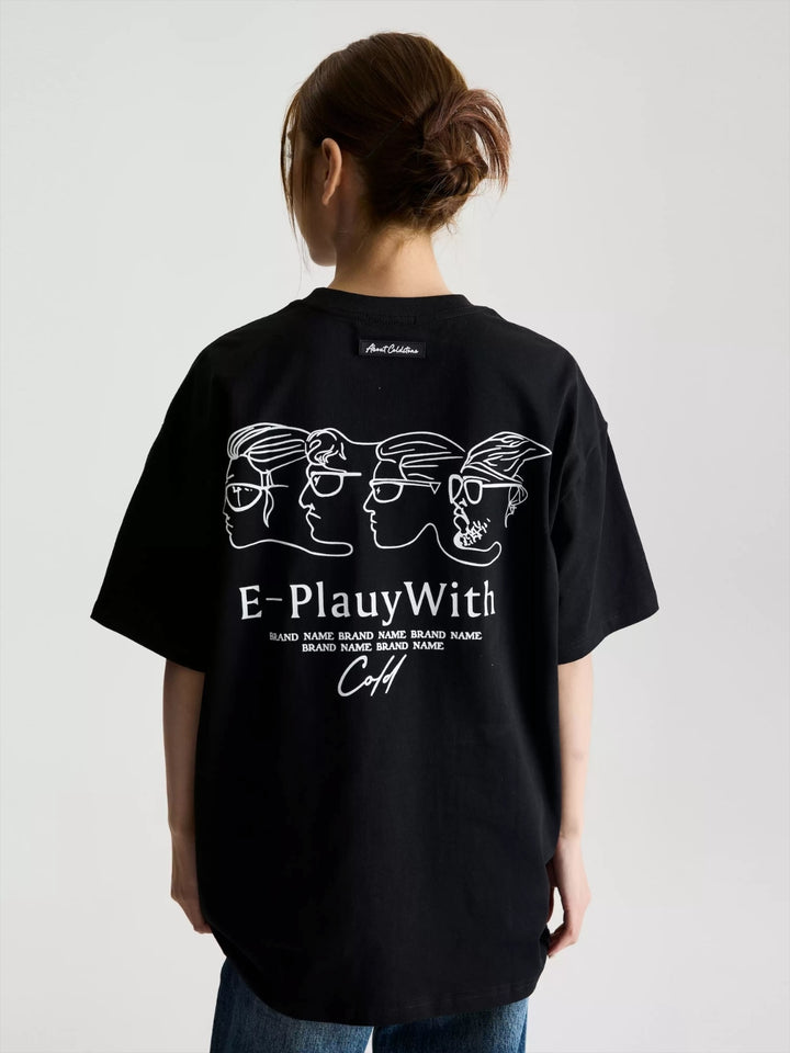 [COLDSTONE] GRAPHIC WIDE T-shirt st5020