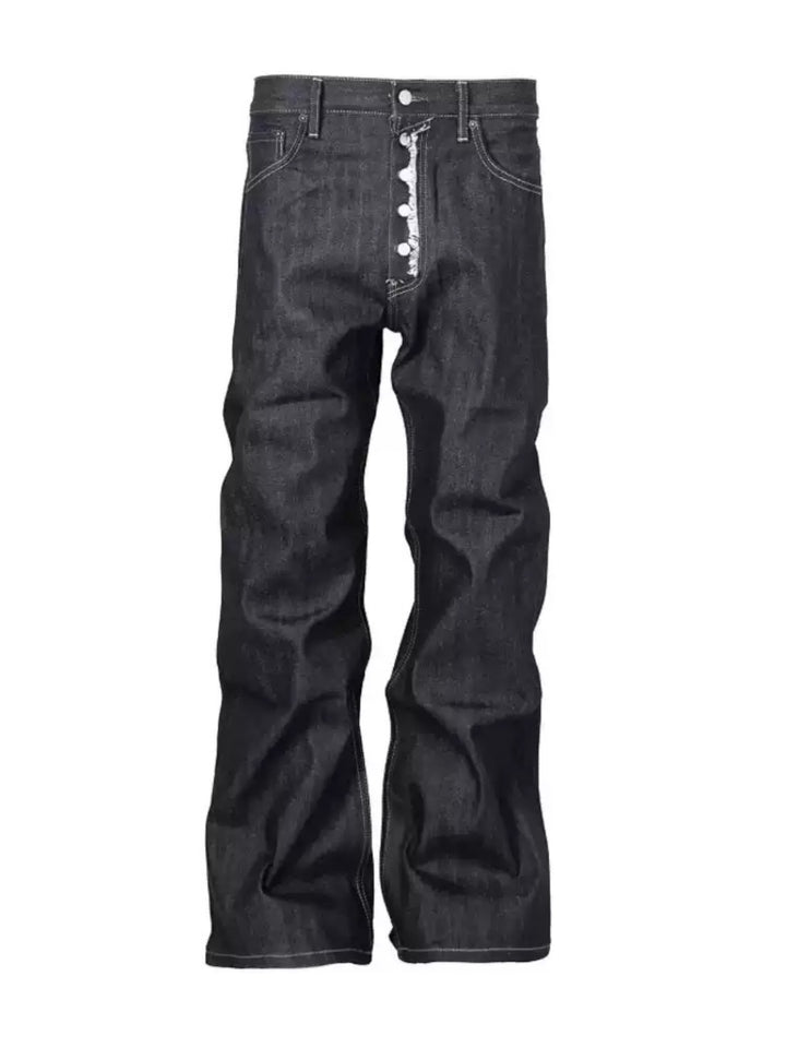 [DECEYE] DISTRESSED A-CUT DENIM JEANS st5020