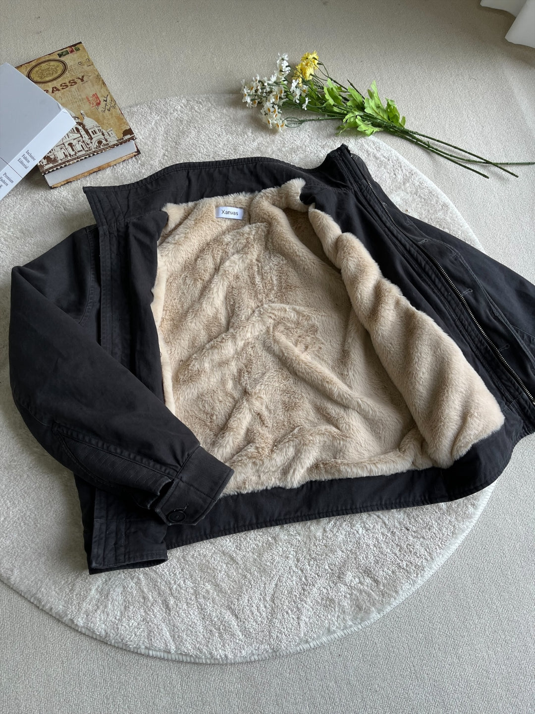 [XANVAS] FLEECE-LINED WORK JACKET st5013
