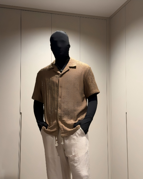 OPENWORK CUBAN COLLAR SHIRT MT557