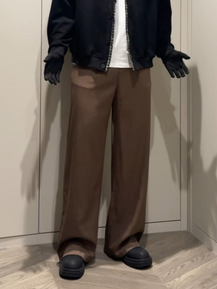 COTTON STRAIGHT-LEG TROUSERS  ST5124