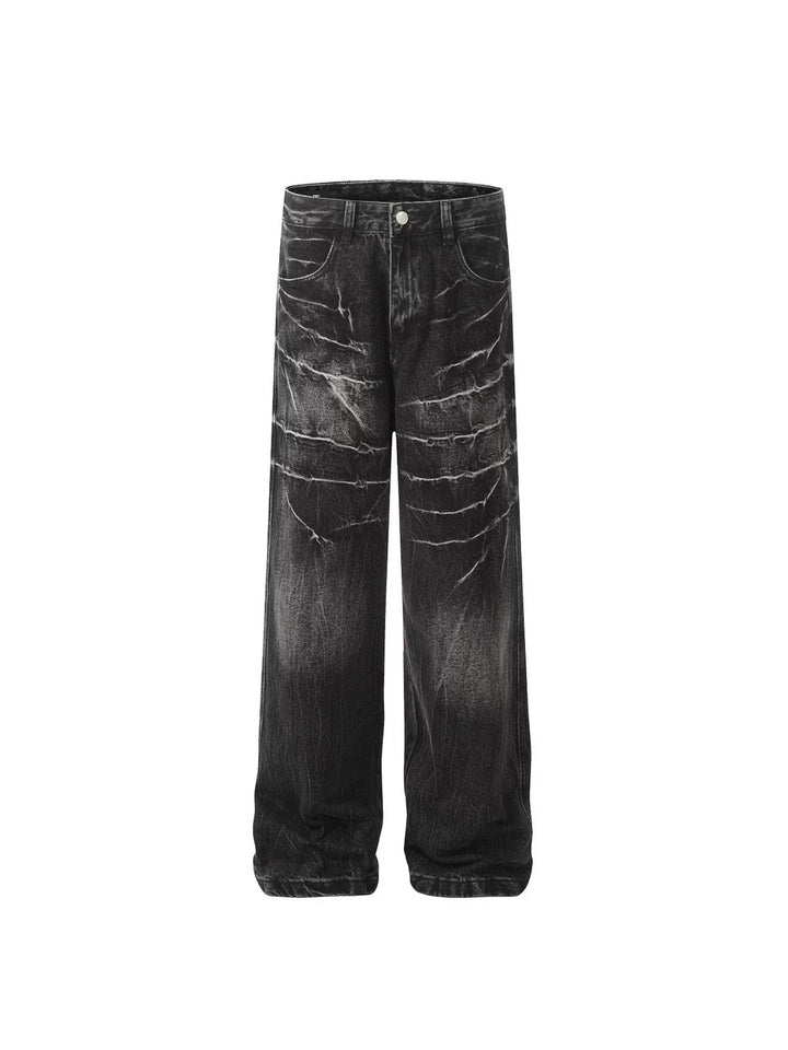 VINTAGE CLEANFIT LIGHTNING WASHED LOOSE JEANS ST5188