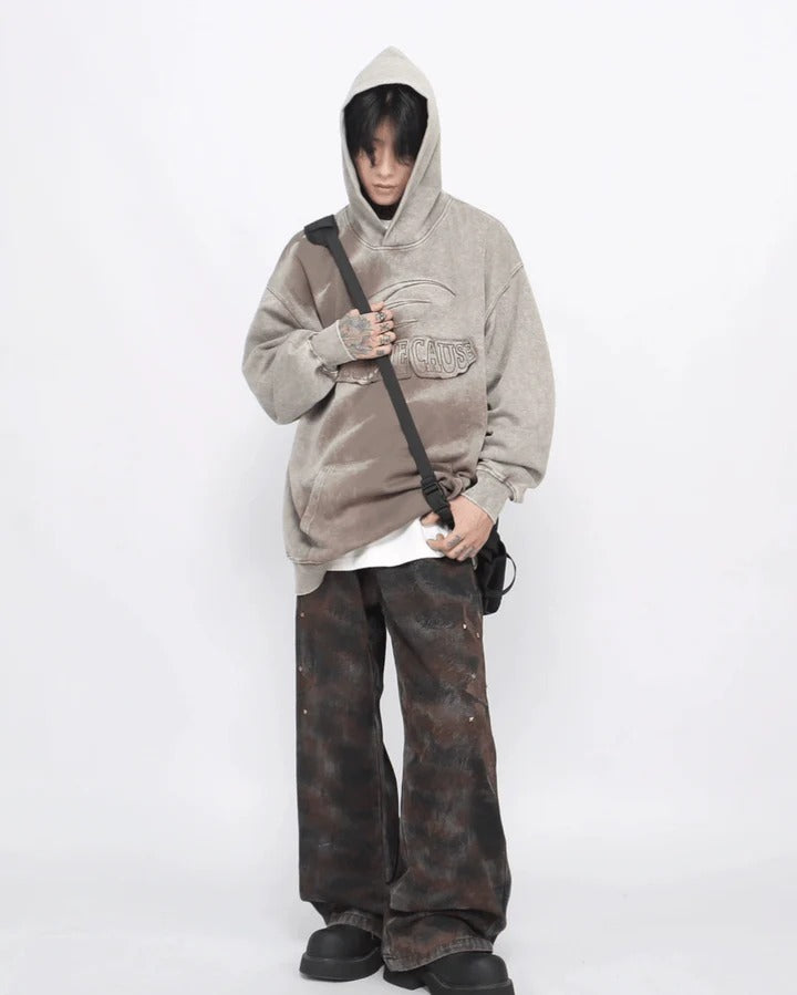 【Mz】street letters hooded st1887