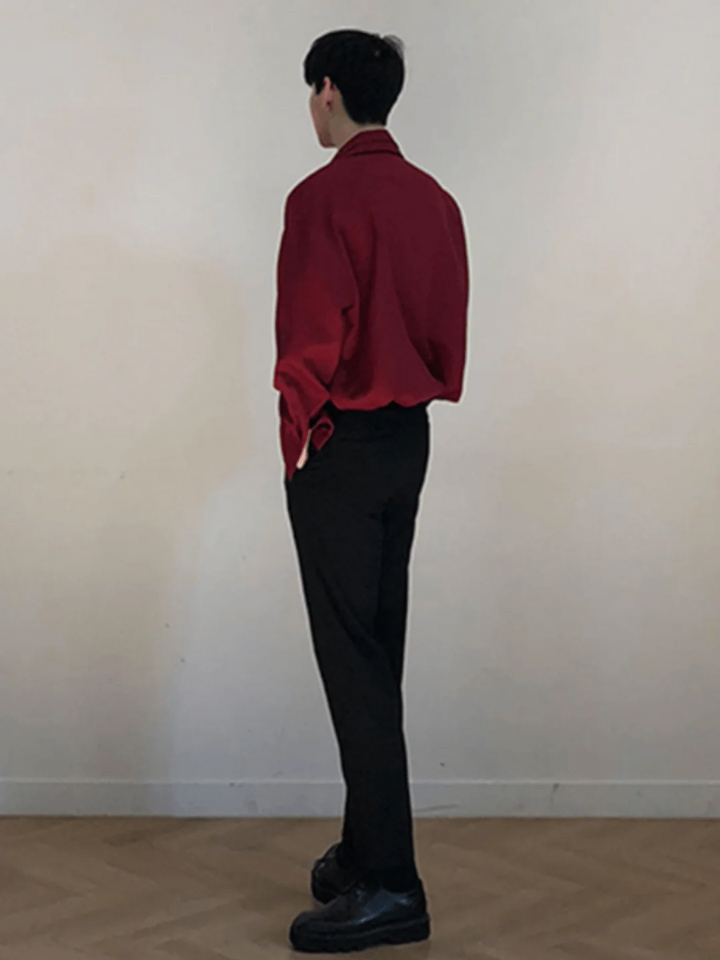 [DAVID&amp;ME] 핸섬 아이스 실크 셔츠 st197