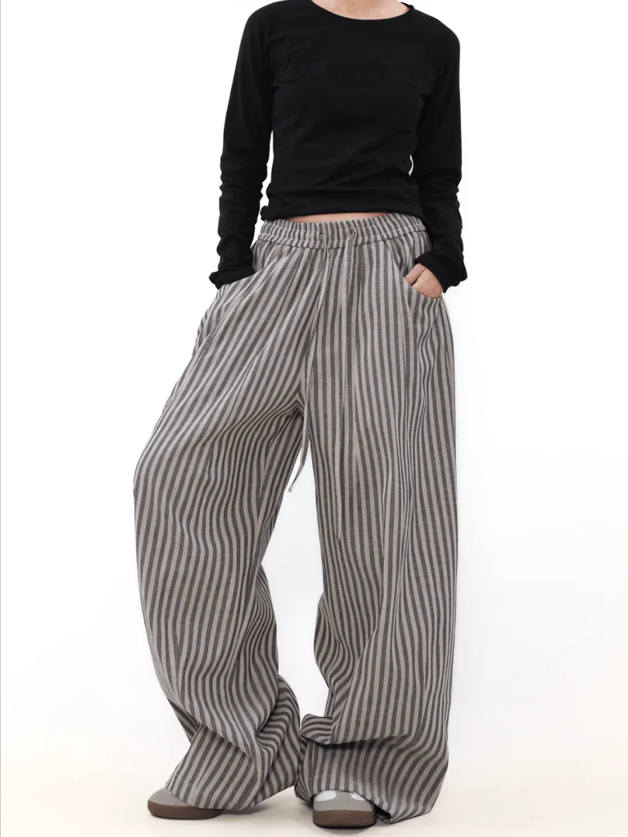 [MRNEARLY] stripes street pants st1842