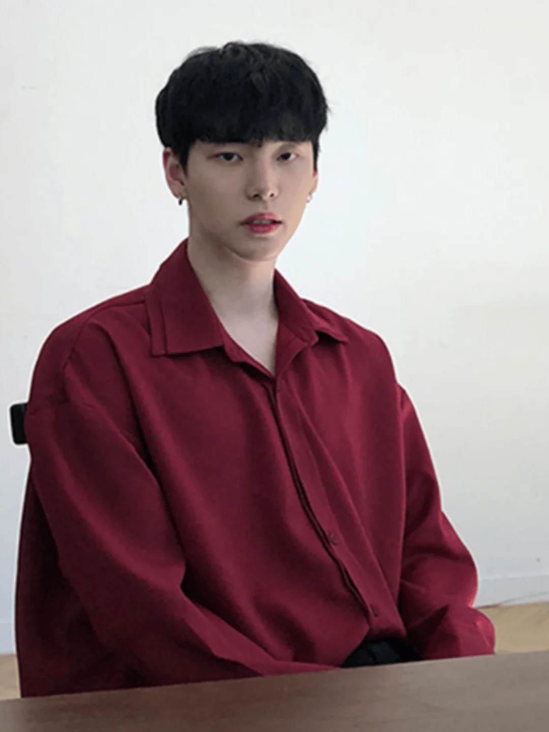 [DAVID&amp;ME] 핸섬 아이스 실크 셔츠 st197