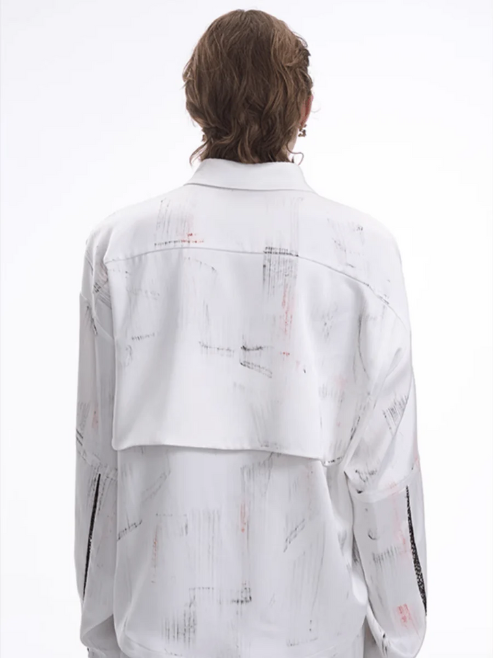 [STARTEXCEEDEND] Skeleton printing LOGO Jacket + Bottoms st1871