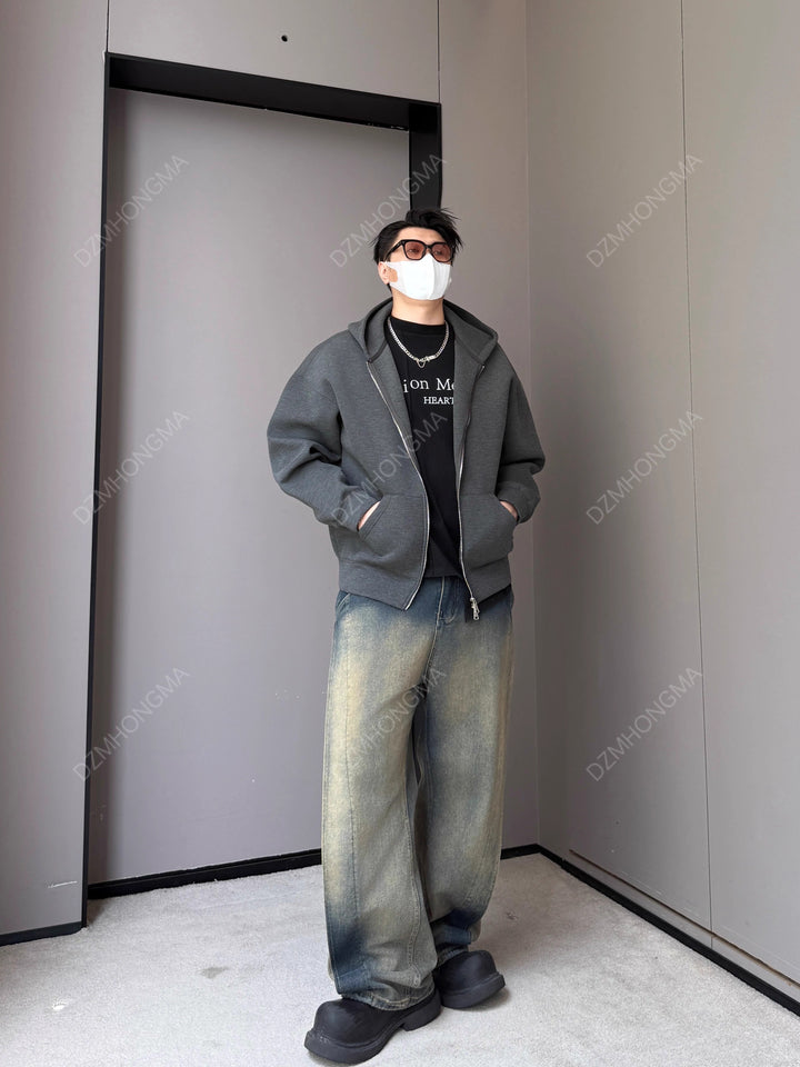 [DAZHONGMA] CLEANFIT HEAVY ZIP HOODIE ST8801