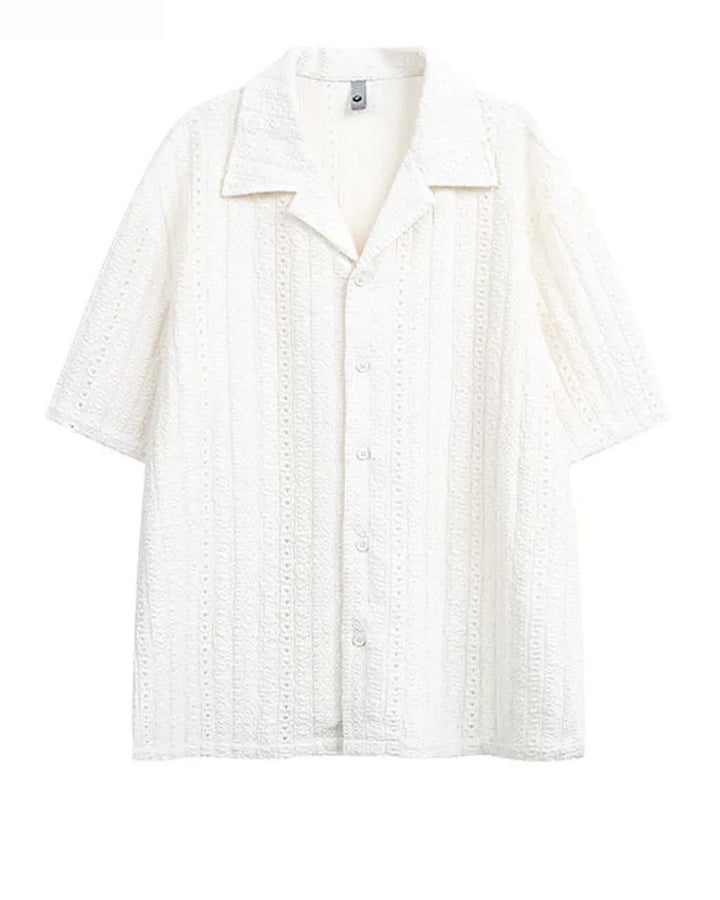 OPENWORK CUBAN COLLAR SHIRT MT557