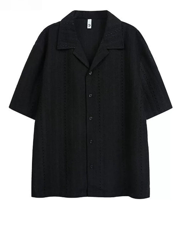 OPENWORK CUBAN COLLAR SHIRT MT557
