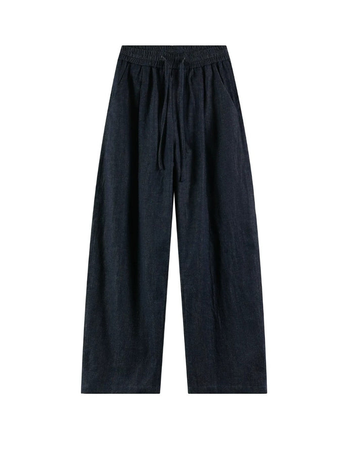 COTTON LINEN STRAIGHT JEANS MT085