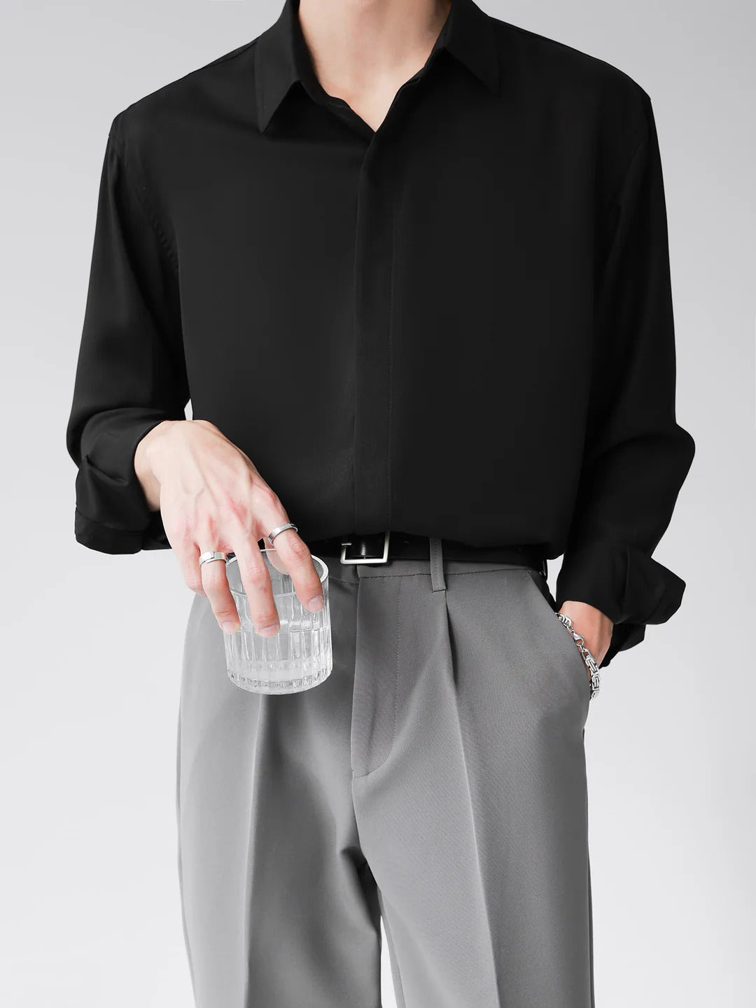 [HOHO] Simple Design Shirt st120