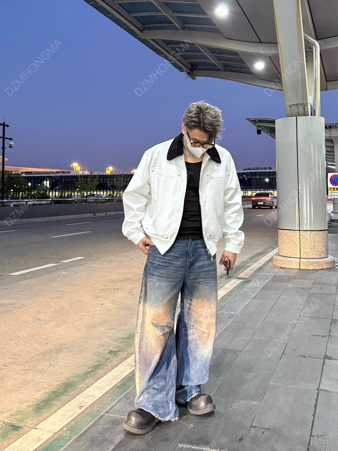 [DAZHONGMA] CLEANFIT OLD-MONEY COLLARED JACKET st5058