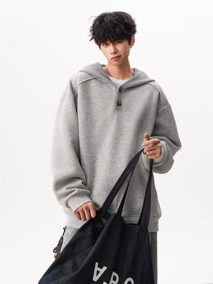 HEAVY KNIT HOODIE st5047