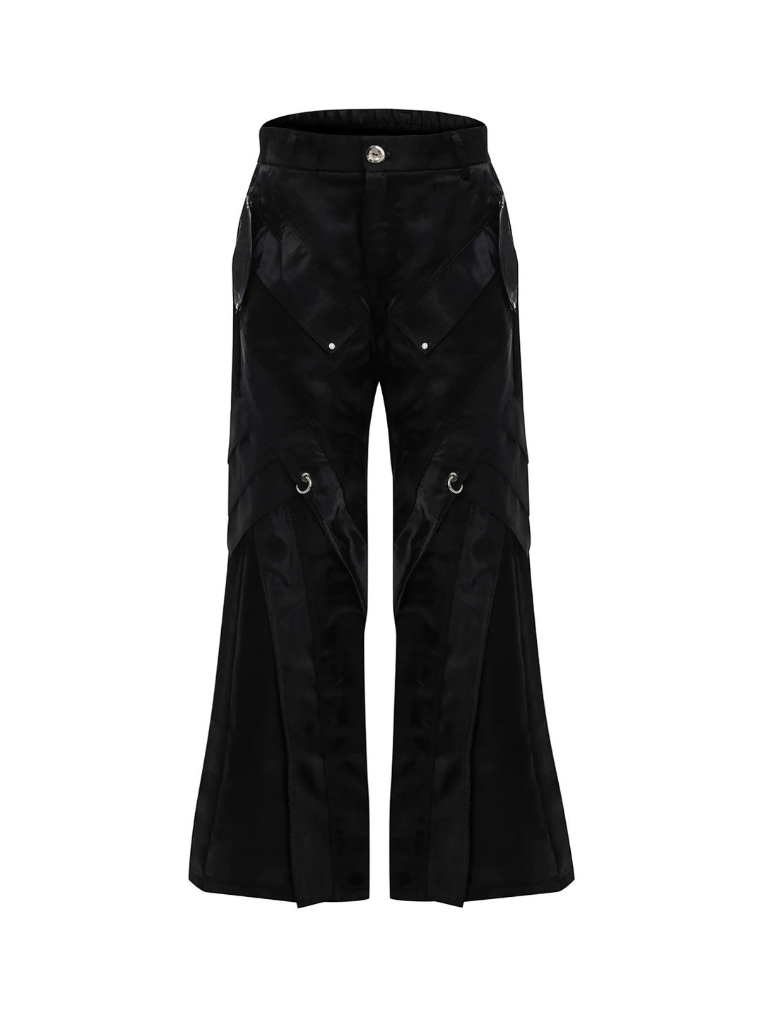 DECONSTRUCTED LIQUID SHINE LEATHER PANTS ST5210