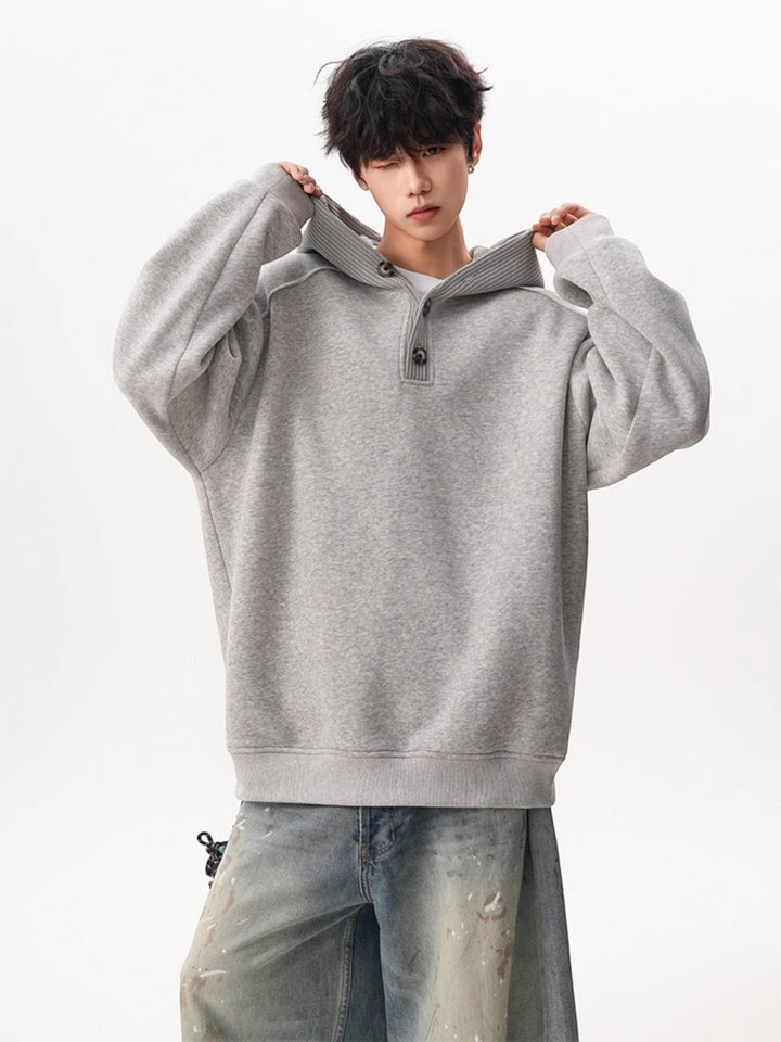 HEAVY KNIT HOODIE st5047