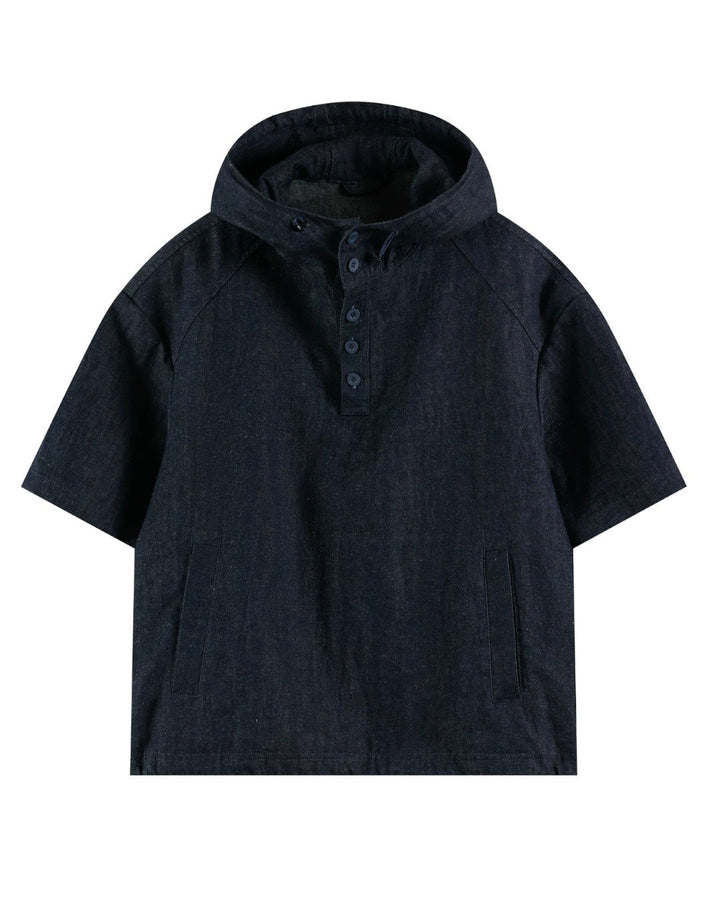 COTTON LINEN HOODIE SHIRT MT563