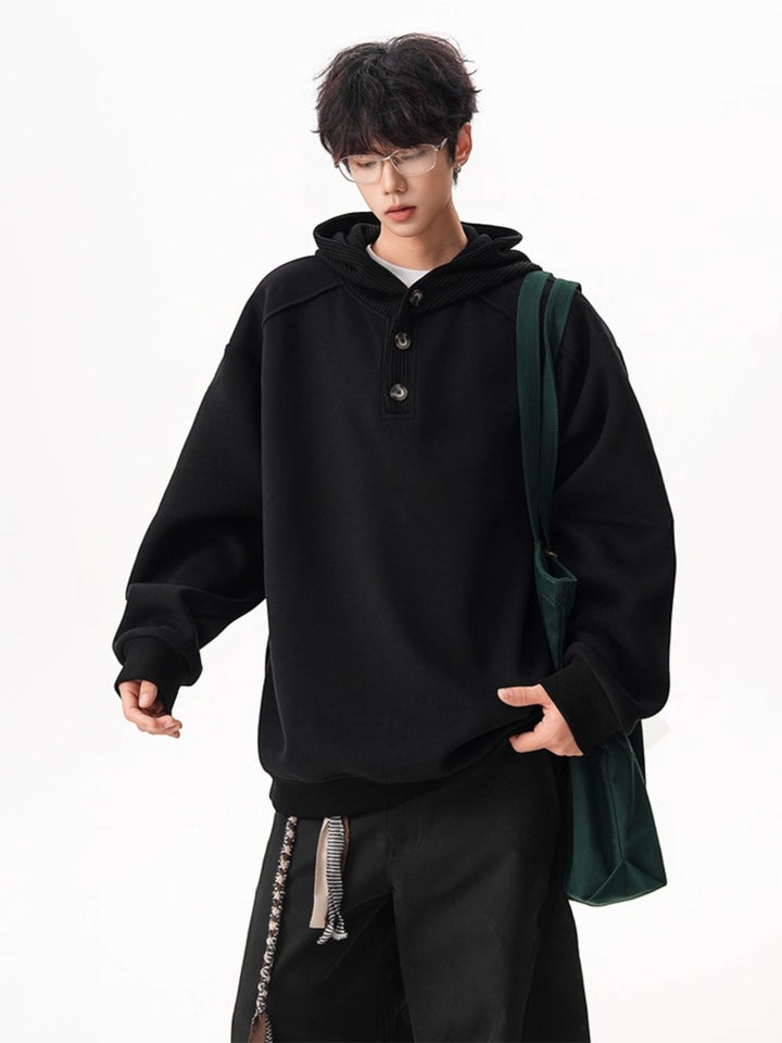 HEAVY KNIT HOODIE st5047