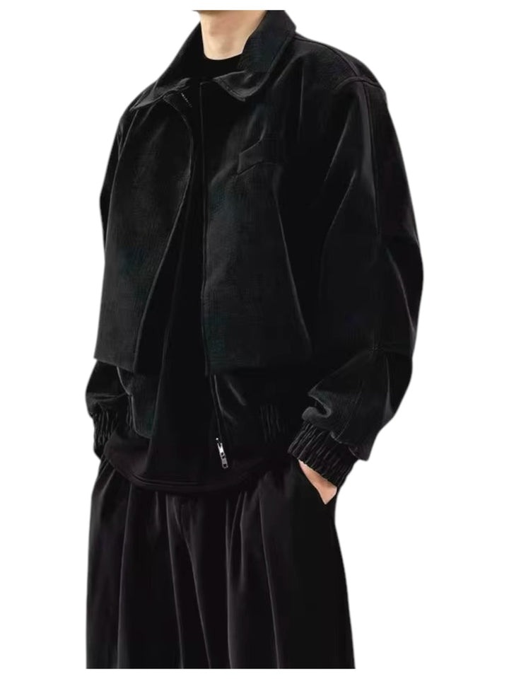 TEXTURED PANELLED PADDED JACKET st5034