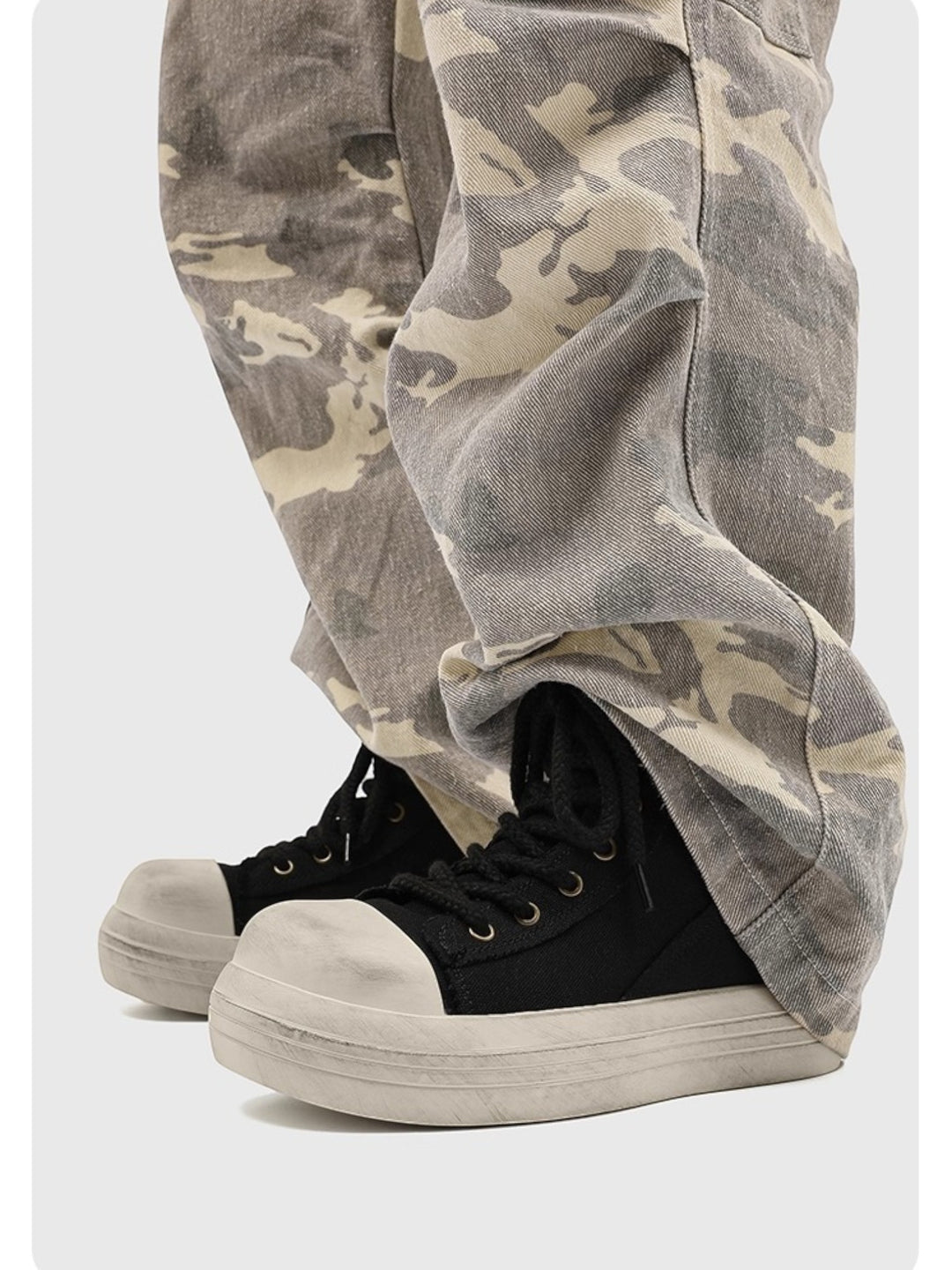 OVERSIZED TOE CANVAS SHOES st5043