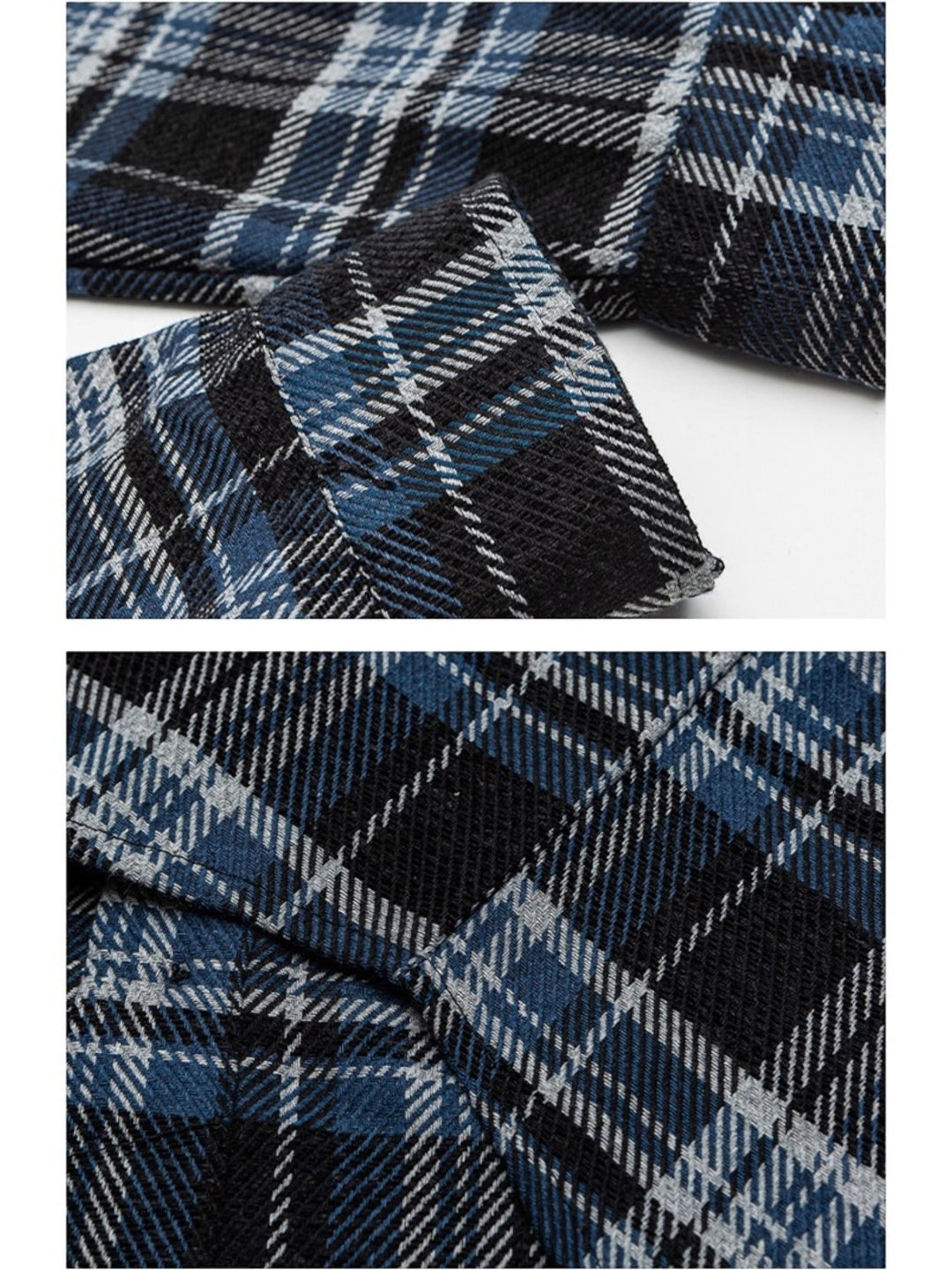 EMBROIDERED PLAID shirt st5069