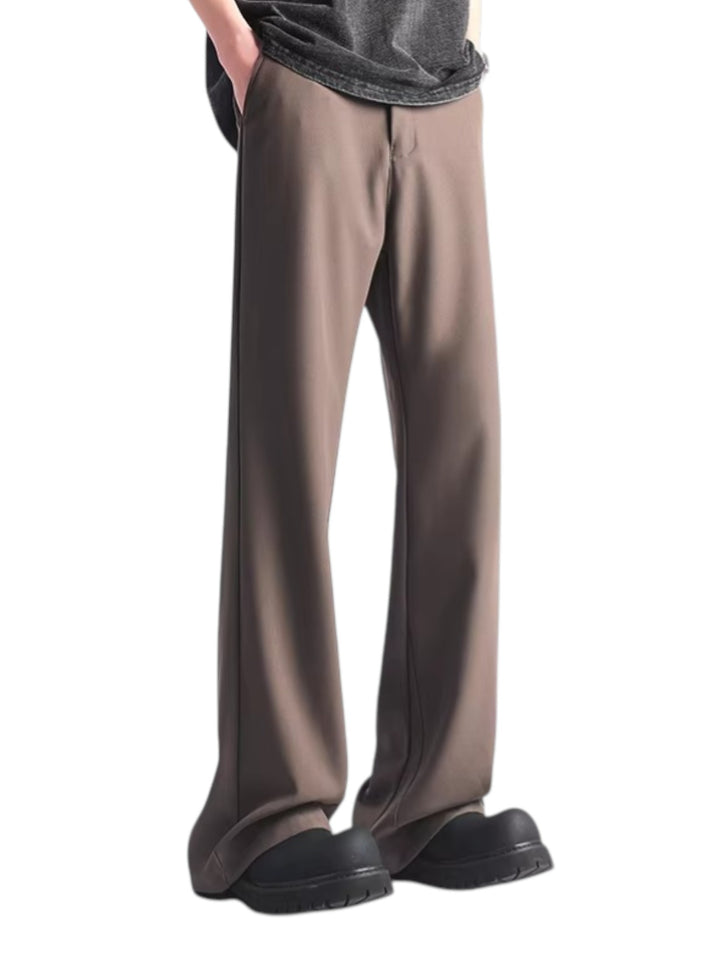 COTTON STRAIGHT-LEG TROUSERS  ST5124