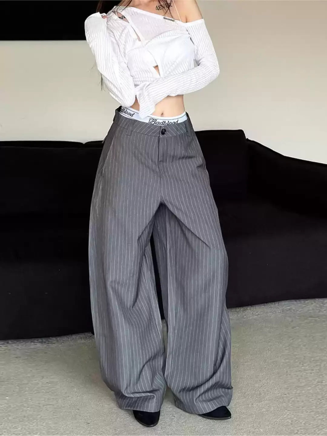 SABER DRAPE TAILORED TROUSERS ST5174