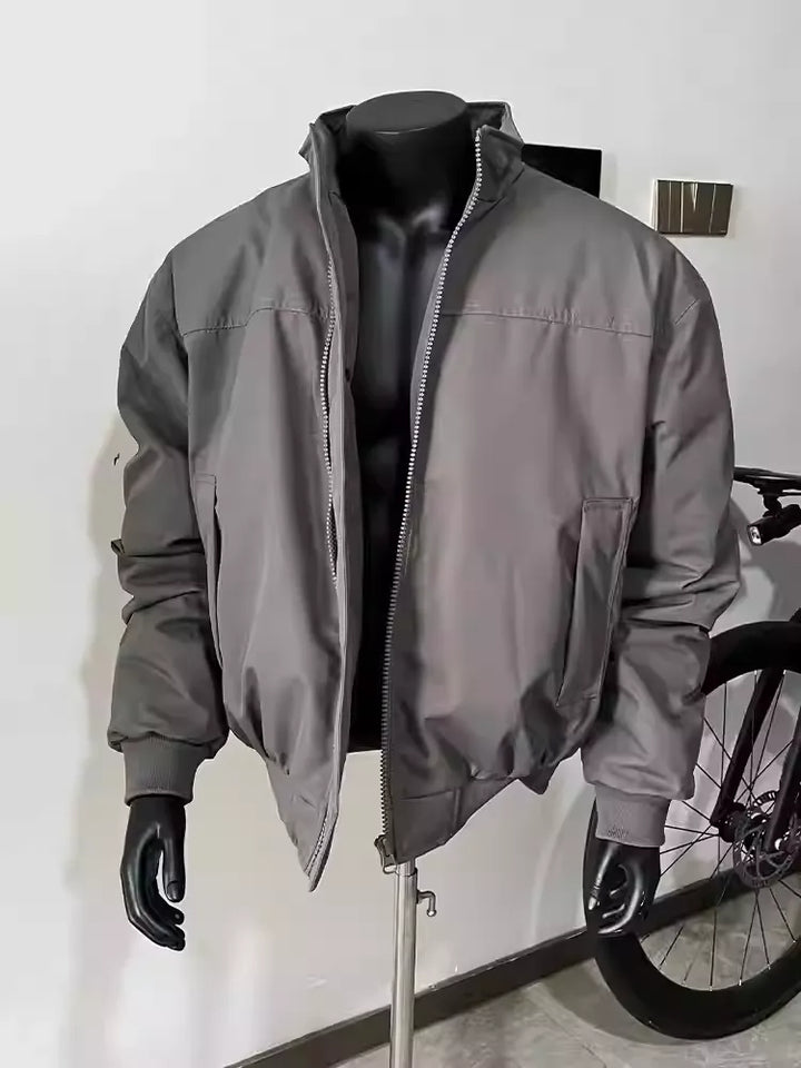 WEATHER-RESISTANT STAND-COLLAR COACH JACKET st5073