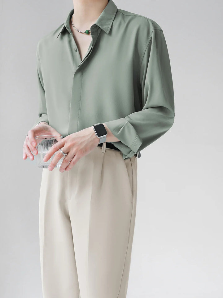 [HOHO] Simple Design Shirt st120