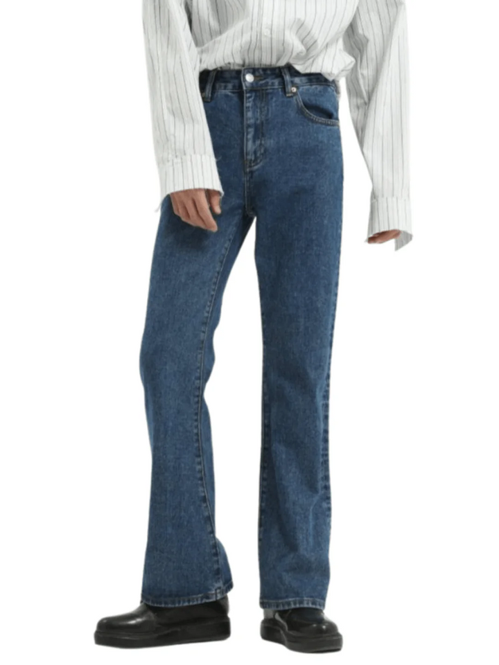 [HOHO] Stylish flare denim st14