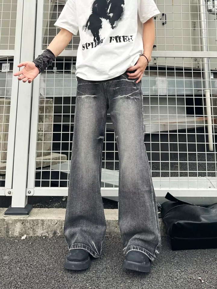 VINTAGE LIGHTNING STRAIGHT FLARE JEANS ST5151