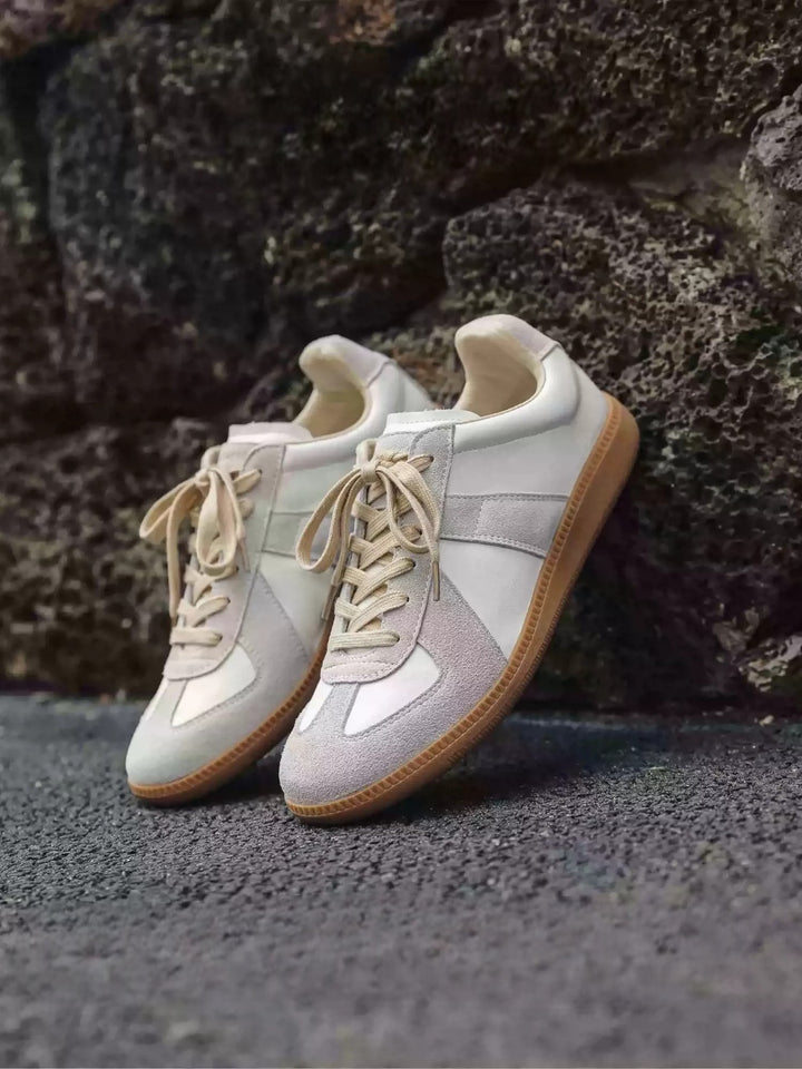 Genuine Leather Retro Trainers ST5170